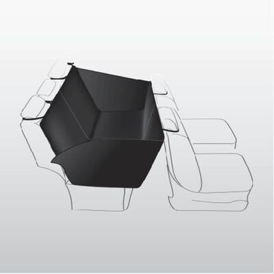 TRIXIE Housse de siège auto pour chiens 150 x 135 cm Noir