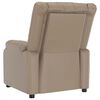 vidaXL Fauteuil de massage Cappuccino Similicuir