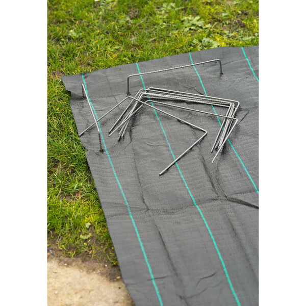 Nature Chevilles de fixation de b&acirc;che 20 pcs 25 x 20 cm M&eacute;tal
