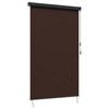 vidaXL Store enrouleur Marron 100 x 250 cm Tissu et Aluminium