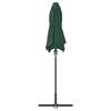 vidaXL Parasol de jardin Vert 370 x 197 x 239 cm