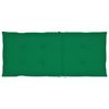 vidaXL Chaises de jardin lot de 2 et coussins vert Bois de teck massif