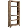 vidaXL Biblioth&egrave;que 5 niveaux 80x30x180 cm Bois solide d'acacia