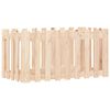 vidaXL Lit surélevé de jardin design de clôture 100x50x50cm pin massif