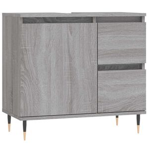 vidaXL Armoire de bain sonoma gris 65x33x60 cm bois d'ing&eacute;nierie