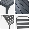 vidaXL Ensemble de salle &agrave; manger pour jardin 11 pcs Anthracite