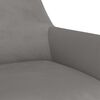 vidaXL Chaises pivotantes &agrave; manger lot de 6 Gris clair Velours