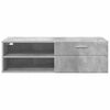 vidaXL Cabinet en Bois Gris b&eacute;ton 100,5 x 39 x 30 cm Bois d'ing&eacute;nierie