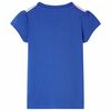T-shirt pour enfants bleu cobalt 92