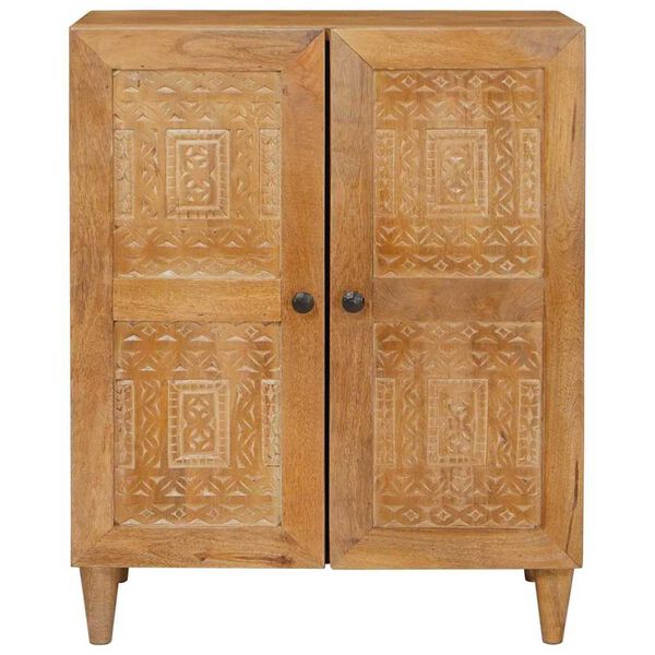 vidaXL Buffet Marron clair 60 x 33 x 75 cm bois de manguier massif
