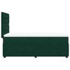 vidaXL Sommier &agrave; lattes de lit avec matelas Vert fonc&eacute; 90x190 cm