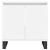 vidaXL Ensemble d'armoires salle de bain 3 pcs blanc bois d'ing&eacute;nierie