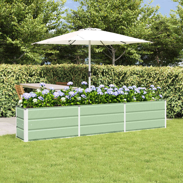 vidaXL Jardini&egrave;re Vert 240 x 40 x 45 cm Acier