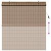 vidaXL Store enrouleur avec des rideaux Marron 140 x 160 cm Bambou
