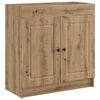 vidaXL Armoire sous &eacute;vier de salle de bain Ch&ecirc;ne artisanal