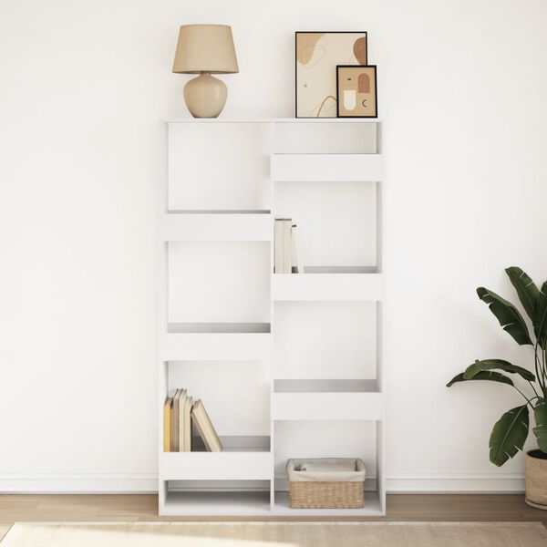 vidaXL Biblioth&egrave;que blanc 100x33x175 cm bois d'ing&eacute;nierie