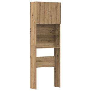 vidaXL Meuble de machine &agrave; laver ch&ecirc;ne artisanal bois d'ing&eacute;nierie