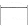 vidaXL Cl&ocirc;ture de jardin 8 pcs Gris 170 x 140 cm