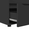 vidaXL Armoire de rangement Noir 60 x 48 x 57 cm Bois d'ing&eacute;nierie