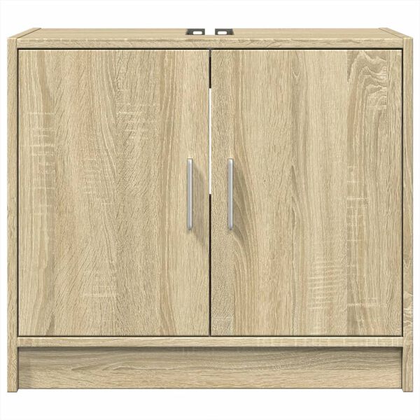 vidaXL Armoire d'&eacute;vier ch&ecirc;ne sonoma 63x29x55 cm bois d'ing&eacute;nierie