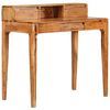 vidaXL Bureau avec tiroirs Bois massif 88 x 50 x 90 cm