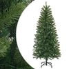 vidaXL Sapin de Noël artificiel Vert 120 cm PVC, PE et acier
