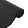 vidaXL Tapis rectangulaire noir 60x100 cm bambou