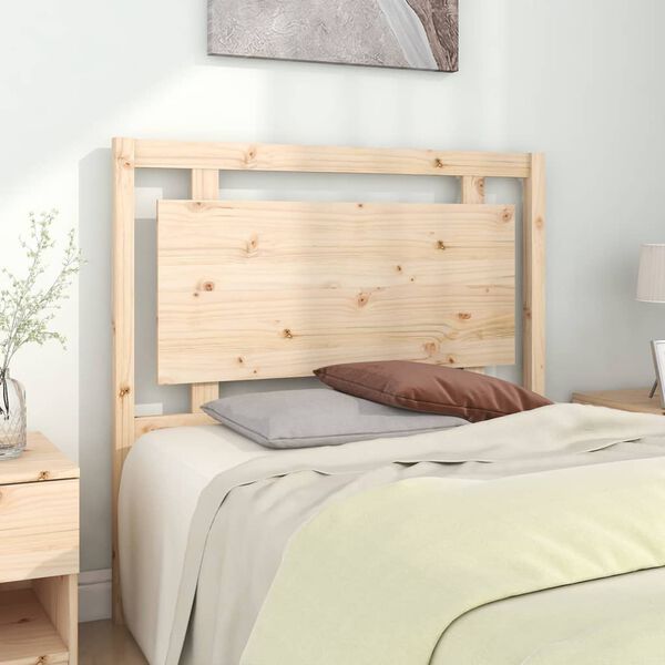 vidaXL T&ecirc;te de lit 105,5x4x100 cm Bois massif de pin