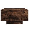 vidaXL Table basse ch&ecirc;ne fum&eacute; 55x55x31 cm bois d'ing&eacute;nierie