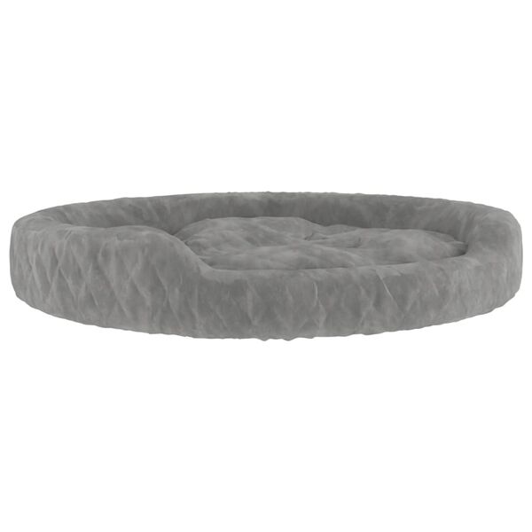 vidaXL Lit pour chien Gris 70x55x23 cm Peluche