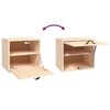 vidaXL Armoire murale 40x30x35 cm Bois de pin massif