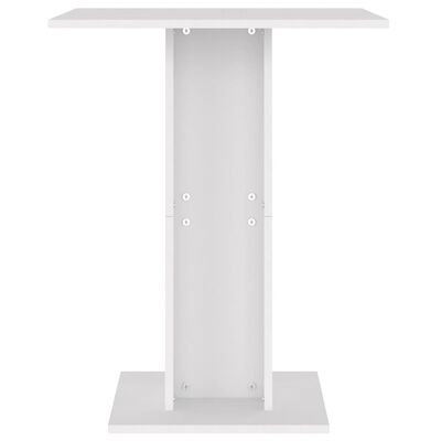 vidaXL Table de bistro Blanc 60x60x75 cm Aggloméré