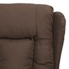 vidaXL Fauteuil inclinable Taupe Tissu