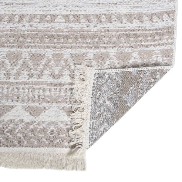 vidaXL Tapis Beige 100x200 cm Coton