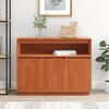 vidaXL Buffet Brun cire 104,5 x 34 x 80 cm Pin massif