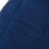 vidaXL Couverture lest&eacute;e Bleu 140x200 cm 6 kg Tissu