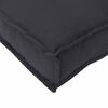 vidaXL Coussin Noir 60 x 40 x 8 cm Tissu Oxford