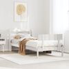 vidaXL Cadre de lit sans matelas blanc 100x200 cm bois de pin massif