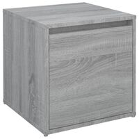 vidaXL Tiroir boîte Sonoma gris 40,5x40x40 cm Bois d'ingénierie