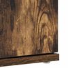 vidaXL Cabinet &agrave; chaussures avec &eacute;tag&egrave;re Ch&ecirc;ne fum&eacute; 80 x 39 x 178 cm