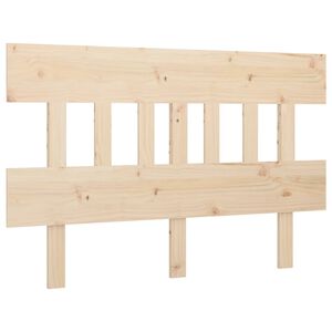 vidaXL T&ecirc;te de lit 163,5x3x81 cm Bois massif de pin