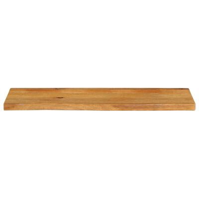 vidaXL Dessus de table à bord vivant 120x20x2,5cm bois massif manguier