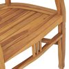 vidaXL Ensemble &agrave; manger de jardin 3 pcs bois de teck solide