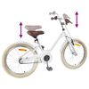 vidaXL V&eacute;lo pour Enfants 18 Pouces pour les 5-7 ans Blanc
