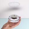 Smartwares D&eacute;tecteur de fum&eacute;e 10x10x3,5 cm Blanc