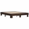 vidaXL Cadre de lit sans matelas ch&ecirc;ne marron 150x200 cm