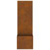 vidaXL &Eacute;cran de confidentialit&eacute; de jardin Fretwork Rouill&eacute; 50 x 140 cm