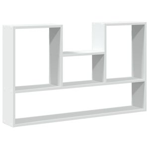 vidaXL &Eacute;tag&egrave;re murale blanche 99 x 15 x 60 cm Bois d'ing&eacute;nierie