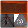 vidaXL Tente de voiture 4 personnes gris et orange imperméable