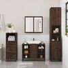 vidaXL Ensemble de meubles de salle de bain 3 pcs Ch&ecirc;ne marron